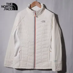 美品 ノースフェイス THE NORTH FACE ライトダウン L クリーム ホワイト ラグラン VX ACTIVE ナイロンジャケット 中綿ジャケット テック ストリート Y2K アメカジ 古着 N522