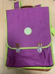 ルコンデショーズ 紫 パープル バイカラー グリーン バッグ