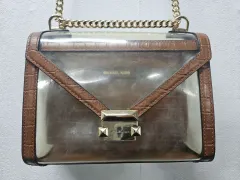 マイケルコース PVC チェーンバッグ