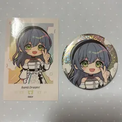 バンドリ ブシロードオンラインストア 4周年 缶バッジ ショートステッカー ぴ~すっ！ ぴーす ロック 朝日六花