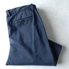 ■古着 Polo by Ralph Lauren ポロバイラルフローレン ポロチノ ツイルパンツ SLIM FIT ネイビー 紺 実寸W38L32【L5407】