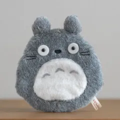 スタジオジブリ となりのトトロ ふんわり小銭入れ ポーチ ミニ 小物入れ 大トトロ グレー