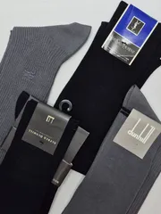 【新品】ブランド メンズハイソックス 4足セット