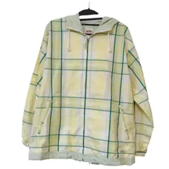 ZK1【美品】ellesse エレッセ　フルジップジャンパー　パーカー　ジップアップ　コットン　黄色　イエロー　レディース　Lサイズ　春アウター　羽織り　オシャレ　カラー