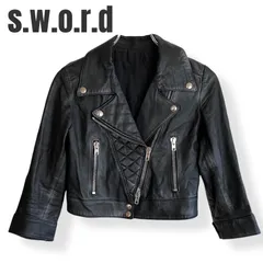 スワード Sword ラムレザー ライダースジャケット 42 ブラック 2026年最新】sword ライダースの人気アイテム - メルカリ