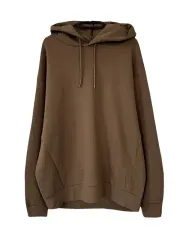 XL GU ジーユー オーバーサイズ フーディー Tシャツ ブラウン