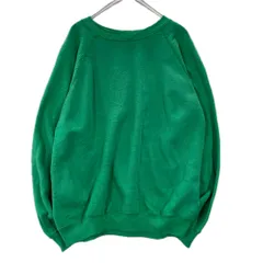 80s 〜 90s Hanes ラグランスウェット グリーン USA製 メンズL