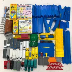 02w22065 プラレール おもちゃ 大量まとめ売り 車両 レール 橋脚 ベーシックレールセット スタートレールキット 他 現状品 ※動作未確認【中古品】