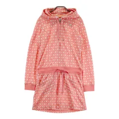 サイズ：O PUMA GOLF プーマゴルフ  フード付 長袖ワンピース ブロック 総柄 ピンク系 [240101604847] ゴルフウェア レディース ストスト