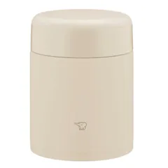 象印 スープジャー 400ml 大きめ茶碗サイズ 【おいしく保温・保冷】 お弁当 広口 ベージュ SW-KA40-CM [ベージュ] [単品] [400 ml]