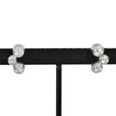 ティファニー Tiffany&Co. バブル ピアス ダイヤモンド Pt950 3.4g プラチナ レディース【中古】