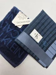 【新品】CALVIN KLEIN メンズハンカチ & タオルハンカチ セット