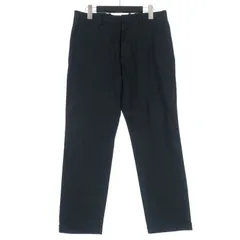 マルニ MARNI 19AW COTTON TWILL PANTS テーパードパンツ スラックス 46 ネイビー 紺 PUMU0016A0 国内正規