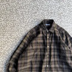 COMME des GARCONS / 80’s check shirt　コムデギャルソンオム 80年代　ビンテージ　ウールシャツ　チェック　アーカイブ