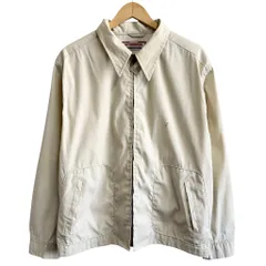 70's USA製 McGREGOR マックレガー スウィングトップ ジャケット ブルゾン 無地 フルジップ ポケット付き アイボリー サイズ46 No.G742