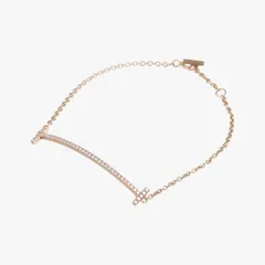 ティファニーTiffanyTスマイル ダイヤモンド ゴールド AU750 