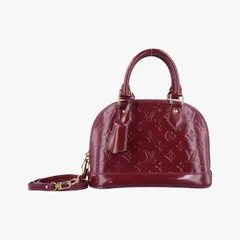 ルイヴィトンLouis VuittonアルマBB ルージュ ヴェルニ M91676 FL0134