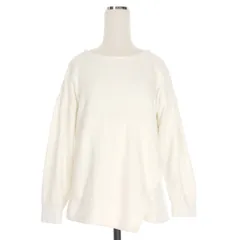 アメリヴィンテージ AMERI アシンメトリーカットソー スウェット 長袖 F ホワイト 白 01920340600