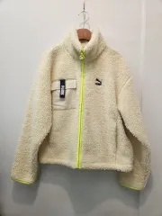 プーマ アイボリー ボア フリース ジャケット