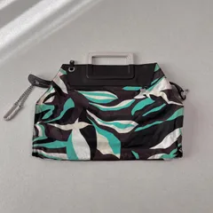 ディーゼル 総柄 ボタニカル柄 ハンドバッグ 手持ち A4パソコン タブレット 収納 00s Y2K 平成 ギャル 亜熱帯 レディース メンズ ユニセックス