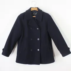 72【美品】イーストボーイ ピーコート 11 ダークネイビー 濃紺 L スクールコート 通学 女子中学生 女子高校生 EASTBOY ★美品★