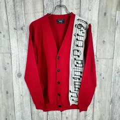 glamb グラム 日本製 Stefan cardigan 音符柄 アクリル ウール ニット ステファン カーディガン メンズ 3 サイズ