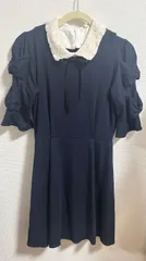 [匿名取引] axes femme POETIQUE ワンピースネイビー Mサイズ