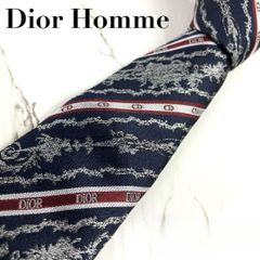 未使用に近い Dior Homme ディオールオム ネクタイ トワルドゥジュイ