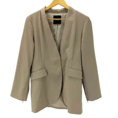 アニュアンス anuans ミドルレングススリットスリーブジャケット レディース FREE 