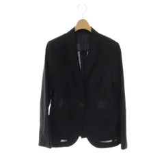 ザ・スーツカンパニー THE SUIT COMPANY she COOL MAX シャドーグレンチェック テーラードジャケット 44 ネイビー /ES ■OS ■SH