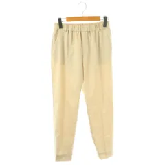 インディヴィ INDIVI イージーテーパードパンツ 36 ライトベージュ /DO ■OS