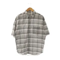 B&Y ユナイテッドアローズ BEAUTY&YOUTH ビューティー&ユース チェック柄半袖シャツ XL グレー マルチカラー /ES ■OS ■AD