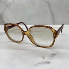 Christian Dior クリスチャン ディオール サングラス メガネ 2130 ブラウン 度あり