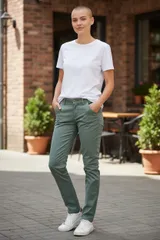 REPLAY リプレイ スキニー　デニム スリム　カジュアル デニムパンツ コットン グレー【中古】 レディース