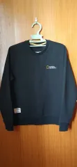 ナショナルジオグラフィック 黒 スウェットTシャツ (s)
