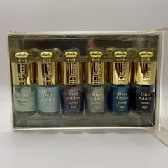 開封済み　Dior クリスマス ネイル パーティ ６本セット