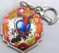 【中古】キーホルダー 仮面ライダーカブト ハイパーフォーム 「ハピクロ! 仮面ライダーカブト トレーディング アクリルキーホルダー」