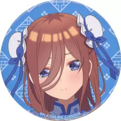 【中古】バッジ・ピンズ 中野三玖/アップ 缶バッジ 「映画 五等分の花嫁 描き下ろしイラスト チャイナドレスver. 当たり付き一撃缶バッジコレクション」