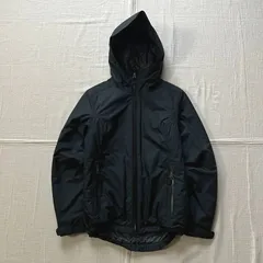 archive　アーカイブ古着　L.L.Bean　エルエルビーン　マウンテンパーカー　フルジップアップ中綿ジャケット　裾ドローコード　忍者型フード　ジップポケット　裾ロゴ刺繍　ブラック　ギミック　裏地キルティング　gimmick mountain parka