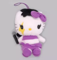 【中古】キーホルダー・マスコット(キャラクター) ハローキティ(紫/宇野実彩子) マスコット 「HELLO KITTY×え～パンダ(AAA)」