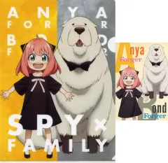 【中古】クリアファイル アーニャ＆ボンド A4クリアファイル＆ポストカードセット 「一番くじ SPY×FAMILY -Take me with you!-」 F賞