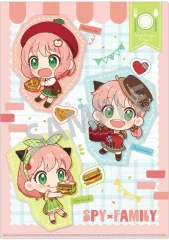 【中古】クリアファイル B.アーニャ・フォージャー(チョコレート＆アップルパイ＆サンドイッチ) A4シングルクリアファイル/食べ物 描き起こし 「SPY×FAMILY」