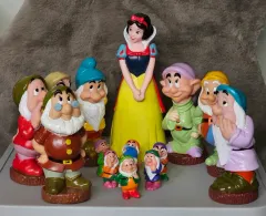ディズニー白雪姫と七人のこびとフィギュアセット (まとめ売り)