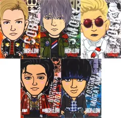 【中古】クリアファイル(男性アイドル) クリアファイル5枚セット 「HiGH＆LOW THE LAND」