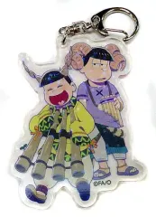 【中古】キーホルダー・マスコット(キャラクター) 十四松＆一松 「HMV×おそ松さん ホログラムコンビアクリルキーホルダーコレクション」 HMV店舗限定