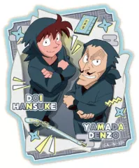 【中古】シール・ステッカー 12.土井半助＆山田伝蔵(大) 「忍たま乱太郎 トラベルステッカーコレクション2」