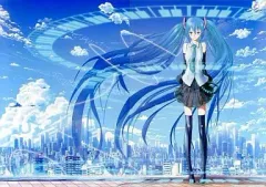 【中古】ポスター(アニメ) ポスター 初音ミクDVD 「初音ミク Vision」 初回特典
