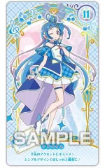 【中古】食玩 トレーディングカード 11.キュアウインクD 「キミとアイドルプリキュア♪ うらないカードガム」