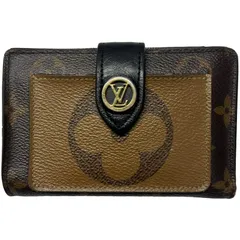 LOUIS VUITTON ルイヴィトン ポルトフォイユジュリエット M69432 ブラウン モノグラムジャイアントリバース コンパクトウォレット レディース 【中古】 42601K78