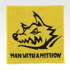 MAN WITH A MISSION 맨위즈 어미션 맨위즈 MWAM 15th ANNIVERSARY 2026 수건 핸드 타월 늑대 로고 옐로우